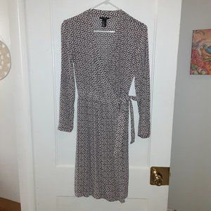 Mod wrap career dress
